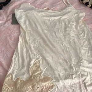 Anthropologie lace tank top- super soft!